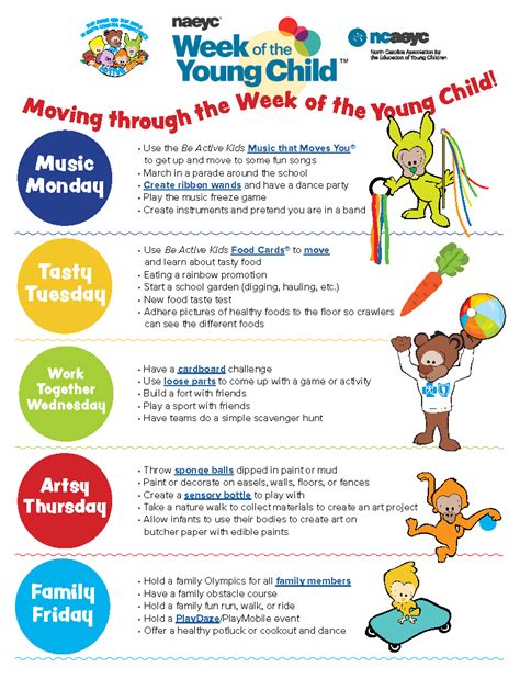 Week Of The Young Child 2024 Activities