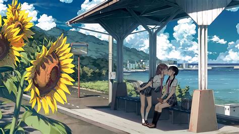 Anime Sunflower HD Wallpapers - Wallpaper Cave