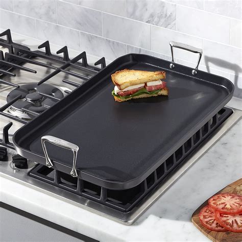 All-Clad HA1 Hard-Anodized Nonstick Double-Burner Griddle + Reviews ...