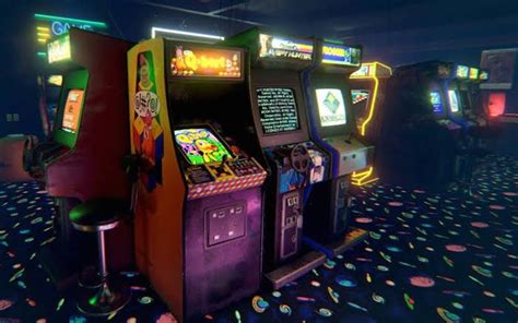 Machines and 80s carpet - cheeeze | Arcade, Arcade games, Retro arcade