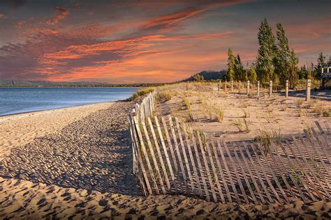 Beach at Glen Arbor Michigan Photograph by Randall Nyhof - Fine Art America