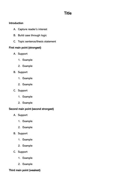 How to Write an Essay Outline [21 Examples | FREE Templates]