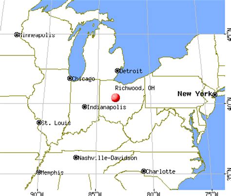 Richwood, Ohio (OH 43344) profile: population, maps, real estate, averages, homes, statistics ...