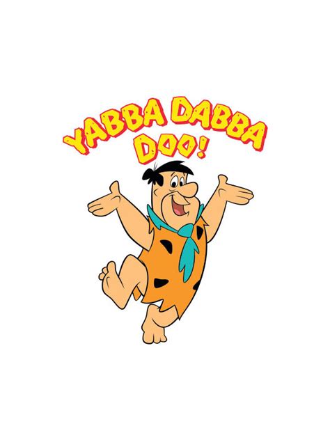 Yabba Dabba Doo | Flinstones Official Sticker | Redwolf