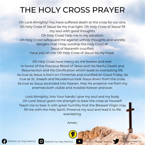 The Holy Cross Prayer Oh, Lord... - Kwento na may Kwenta