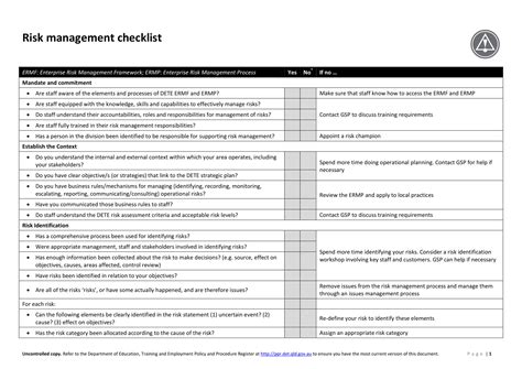 Project Risk Management Checklist Pdf Australian Guidelines Step By | The Best Porn Website