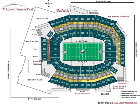 Philadelphia Eagles Stadium Seating Map | Awesome Home