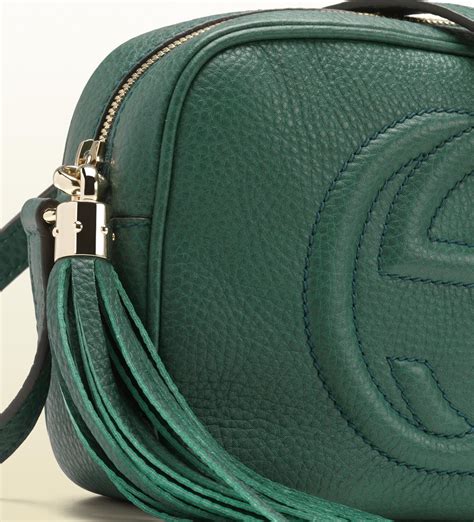 Gucci Soho Dark Green Disco Bag in Green - Lyst