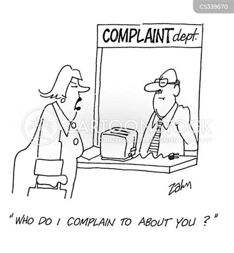 Complaints Dept Cartoons and Comics - funny pictures from CartoonStock