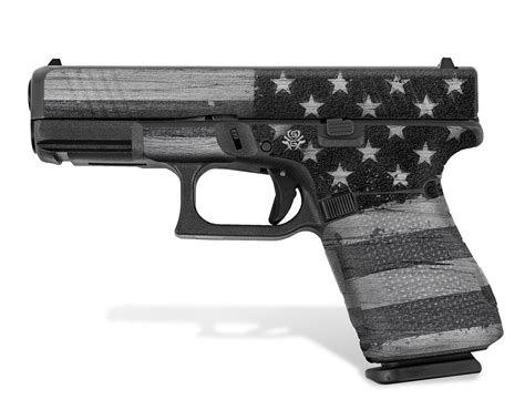 Glock 19 - Subdued American Flag – Showgun Decal Grips