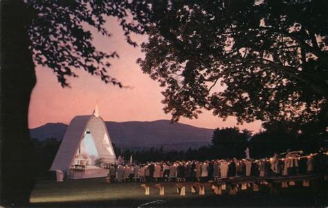 Shrine of the Mercy of God Stockbridge, MA Postcard