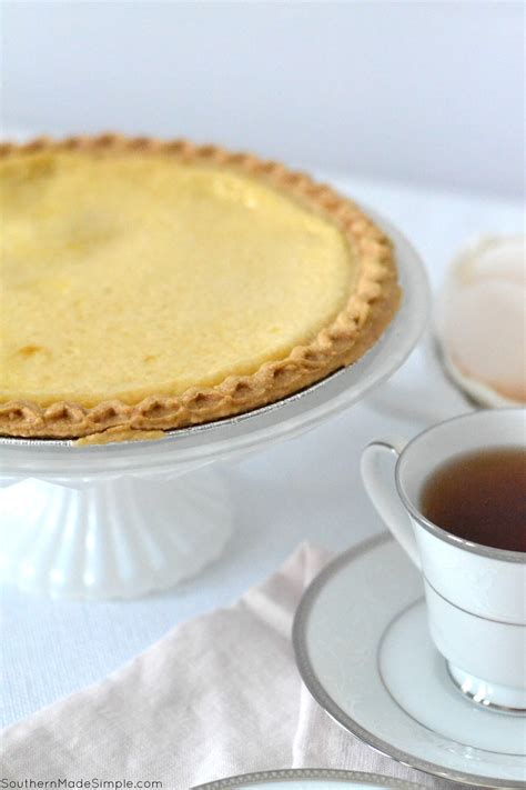 Egg Custard Pie - Southern Made Simple