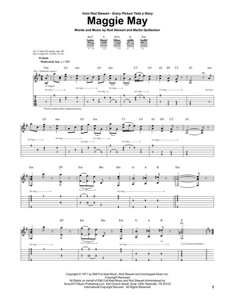 Maggie May | Sheet Music Direct