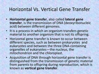 Lateral Gene Transfer