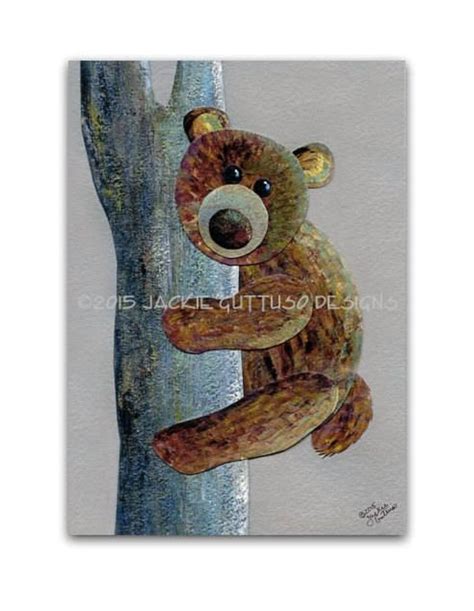 5 X 7 Acrylic Bear Painting Print Giclee Woodland - Etsy