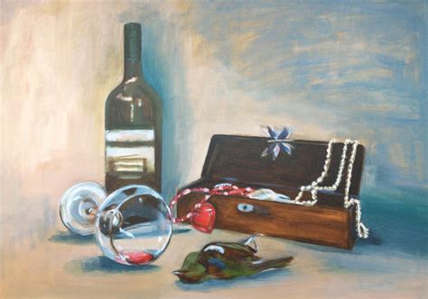 Modern Vanitas stillife study in acrylics -by Marianne Rijvers 2012 ...