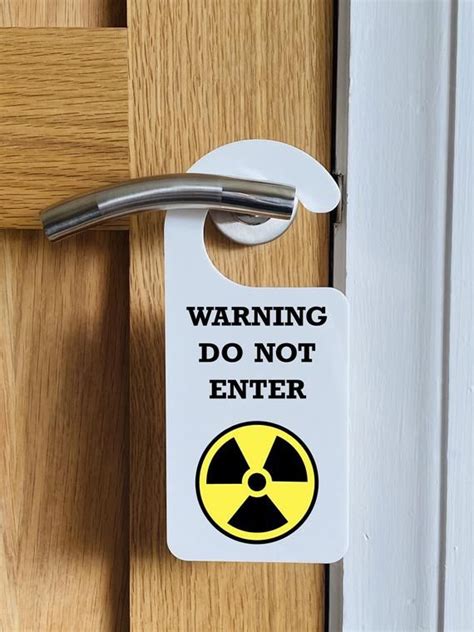 Warning Do Not Enter Funny Hanging Door Sign. Bedroom Sign. - Etsy | Bedroom signs, Bedroom door ...