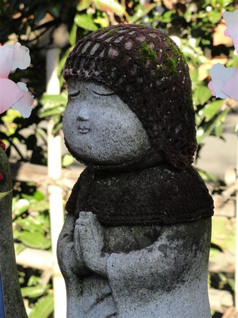 Free Images : rock, flower, monument, statue, green, garden, japan, spiritual, sculpture, art ...