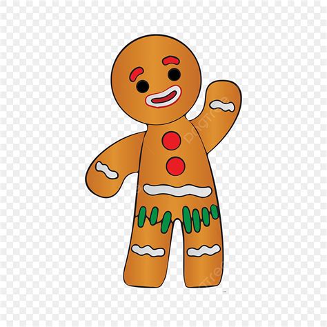 Gingerbread Man Clipart Transparent Background, Gingerbread Man Clipart ...