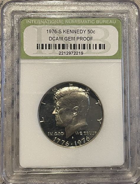 1776=1976=D Kennedy Bicentennial Half Dollar 50 Cent Coin D mint Values ...