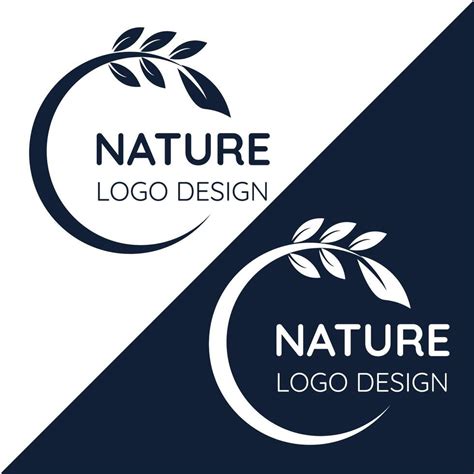 Nature logo design templates 24706064 Vector Art at Vecteezy