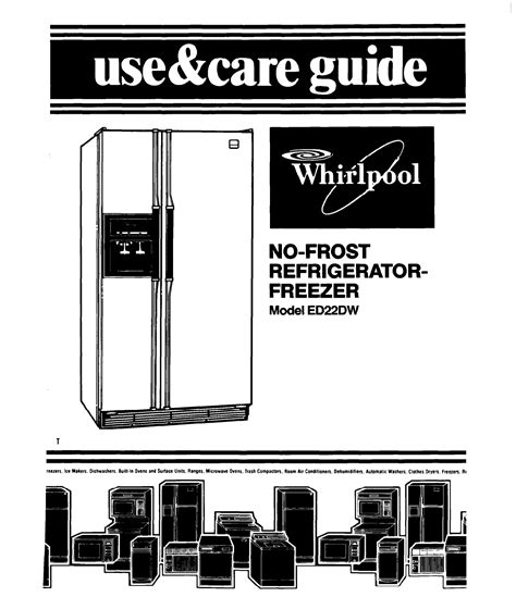 Whirlpool Refrigerator Owners Manual