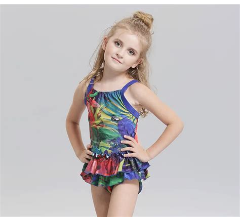 New children's sports swimwear for babies One piece swimsuit for girls ...