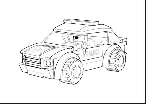 Lego Police Car Coloring Pages at GetDrawings | Free download