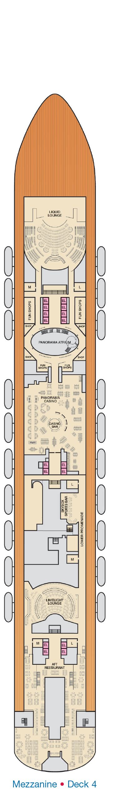 Carnival Panorama Deck Plans | CruiseInd