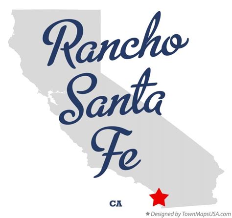 Map of Rancho Santa Fe, CA, California