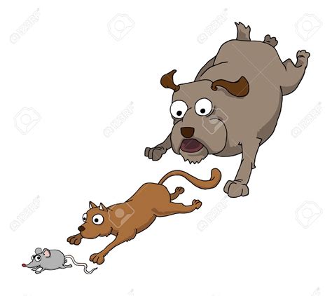 dog chasing cat clipart 20 free Cliparts | Download images on ...