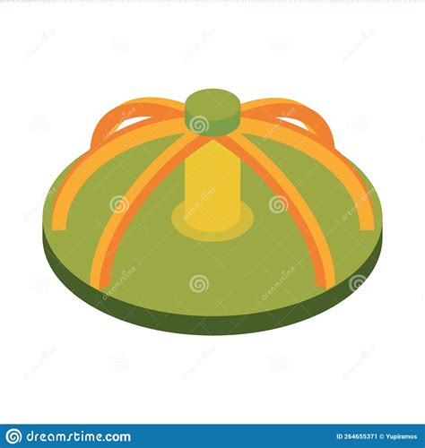 Merry go round playground stock vector. Illustration of recreation - 264655371