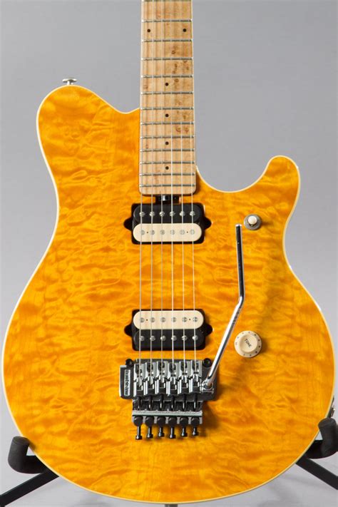 1992 Ernie Ball Music Man EVH Eddie Van Halen Signature Gold Quilt | Guitar Chimp