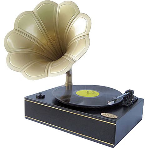 Pyle Pro Classic Horn Phonograph/Turntable with USB PNGTT1B B&H