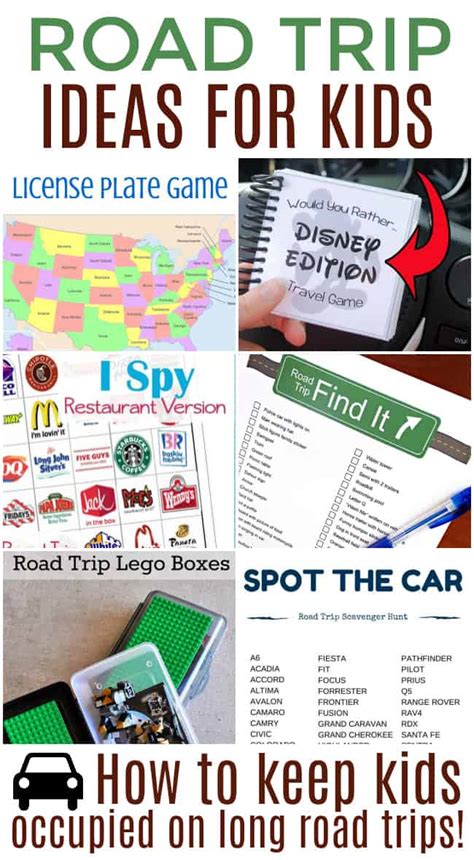 Road Trip Ideas for Kids | Today's Creative Ideas