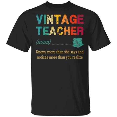 Funny Teacher Shirt - Vintage Teacher T-Shirt - Funny Teacher Shirt - CubeBik