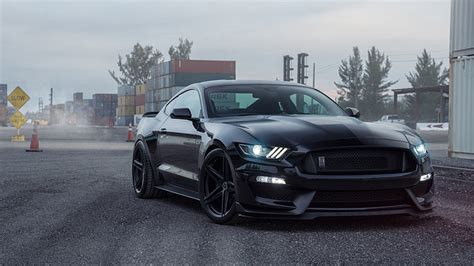 HD wallpaper: black car, ford mustang, shelby mustang, ford mustang gt350 | Wallpaper Flare