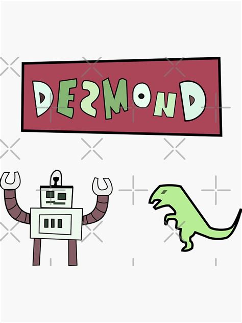 "Desmond door | smiling friends | Desmond smiling friends" Sticker by Qwerty112 | Redbubble