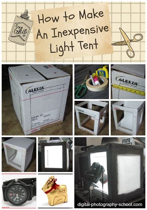 How to Make An Inexpensive Light Tent - DIY | Diy photography, Digital photography school ...