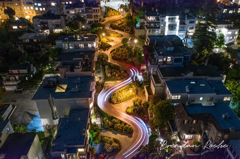 An aerial view of Lombard Street! : r/sanfrancisco