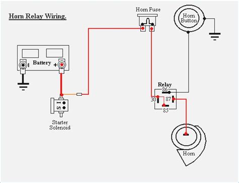 How To Wire A Horn Relay Diagram