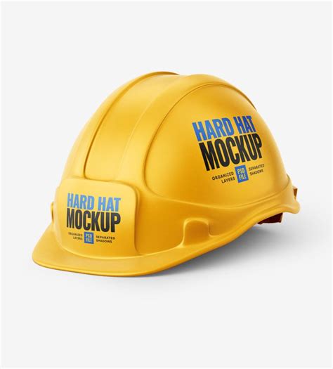 Construction Hard Hat Mockup Set in 2021 | Trendy logo design, Hard hat, Showcase design