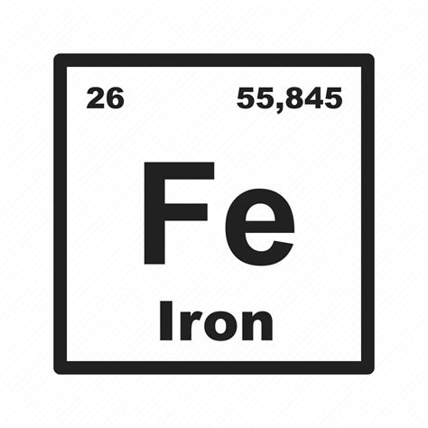 Chemical, formula, iron, laboratory, molecule, science, scientific icon ...