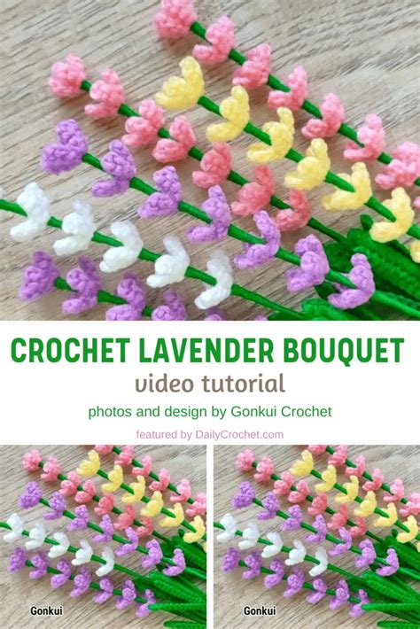 DIY Lavender Flower Bouquet: A Delightful Crochet Project - Daily Crochet