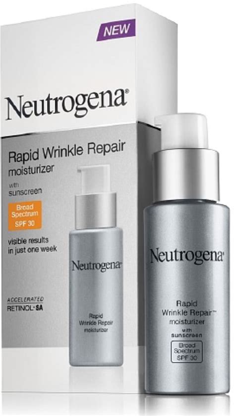 "Neutrogena Rapid Wrinkle Repair Moisturizer, SPF 30, 1 oz (Pack of 2)" - Walmart.com