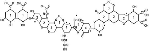 Schematic of humic acid model structure. | Download Scientific Diagram