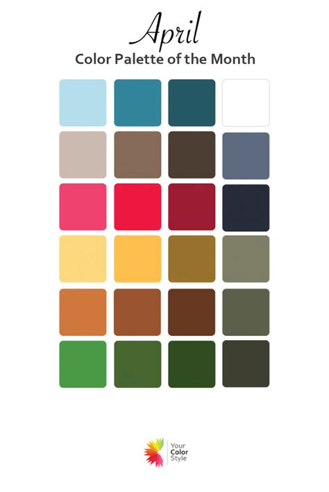 11+ April Color Palette - ZainabPierce