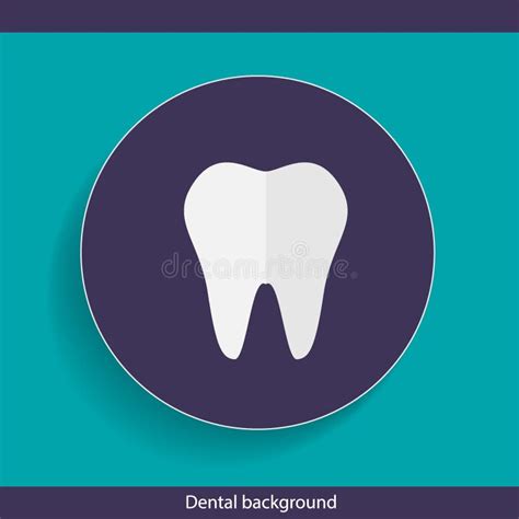 Dental Background with Healthy Teeth. Vector Illustration Stock Vector ...