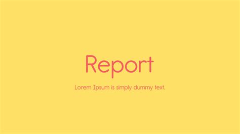 Report Font Family : Download Free for Desktop & Webfont