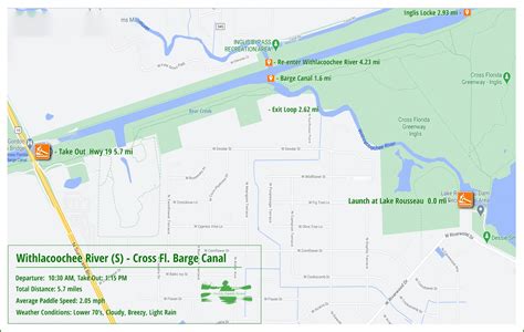 graphic-paddlemap-withlacoochee-barge-canal | Florida Paddle Notes